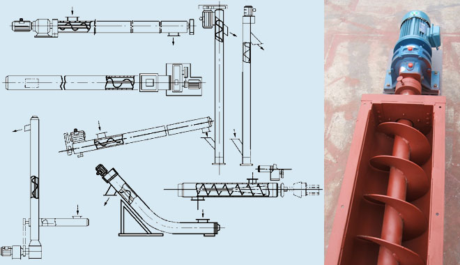 管（guǎn）式螺旋輸送機布置（zhì）形（xíng）式
