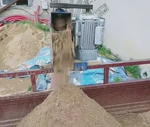 幹沙輸送現（xiàn）場