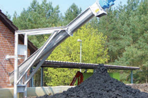 輸送（sòng）含油汙泥（ní）輸送現場