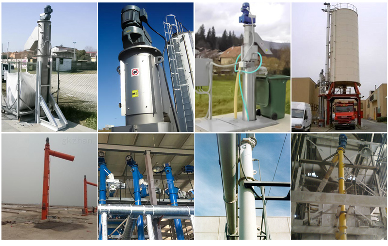 生石灰，化工（gōng）粉（fěn）末，糧食，莫來砂（shā），水泥，飼料等（děng）。