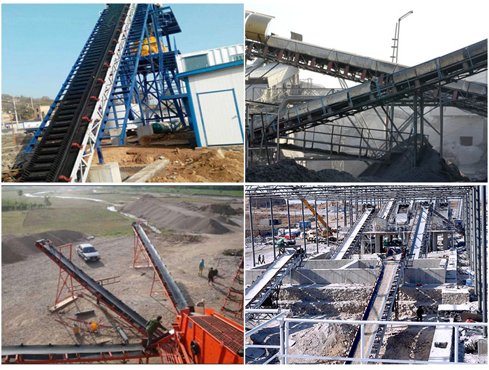 大傾角帶式輸送(sòng)機(jī)現場案例