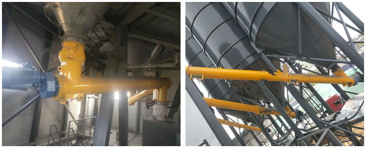 水泥螺旋輸送機安裝現場圖（tú）片（piàn）展示