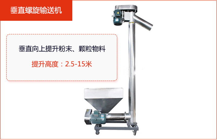 適合垂直或大傾角輸送（sòng）粉狀（zhuàng）、顆粒物料