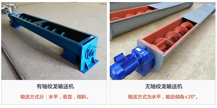 有軸和無軸輸送（sòng）形式對比