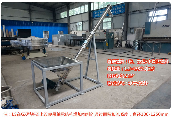 LS型（xíng）螺旋給料（liào）機介紹