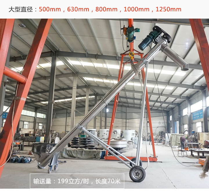 大型移動螺旋輸（shū）送機